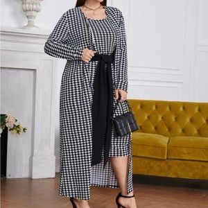 Houndstooth office wear